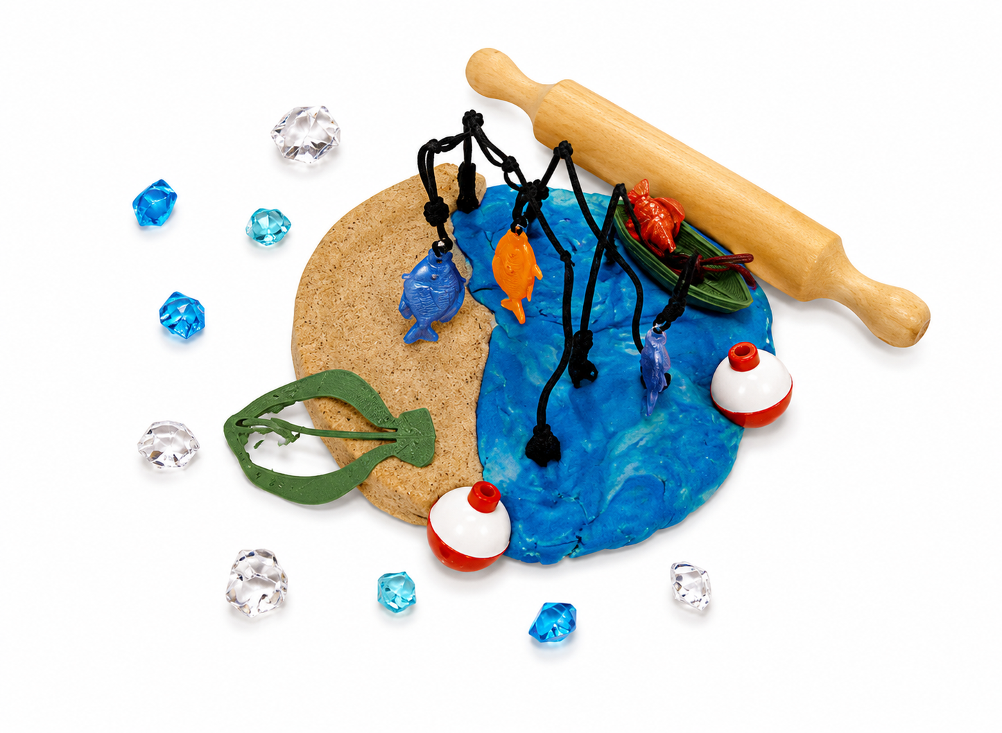Fishing Dough Jar