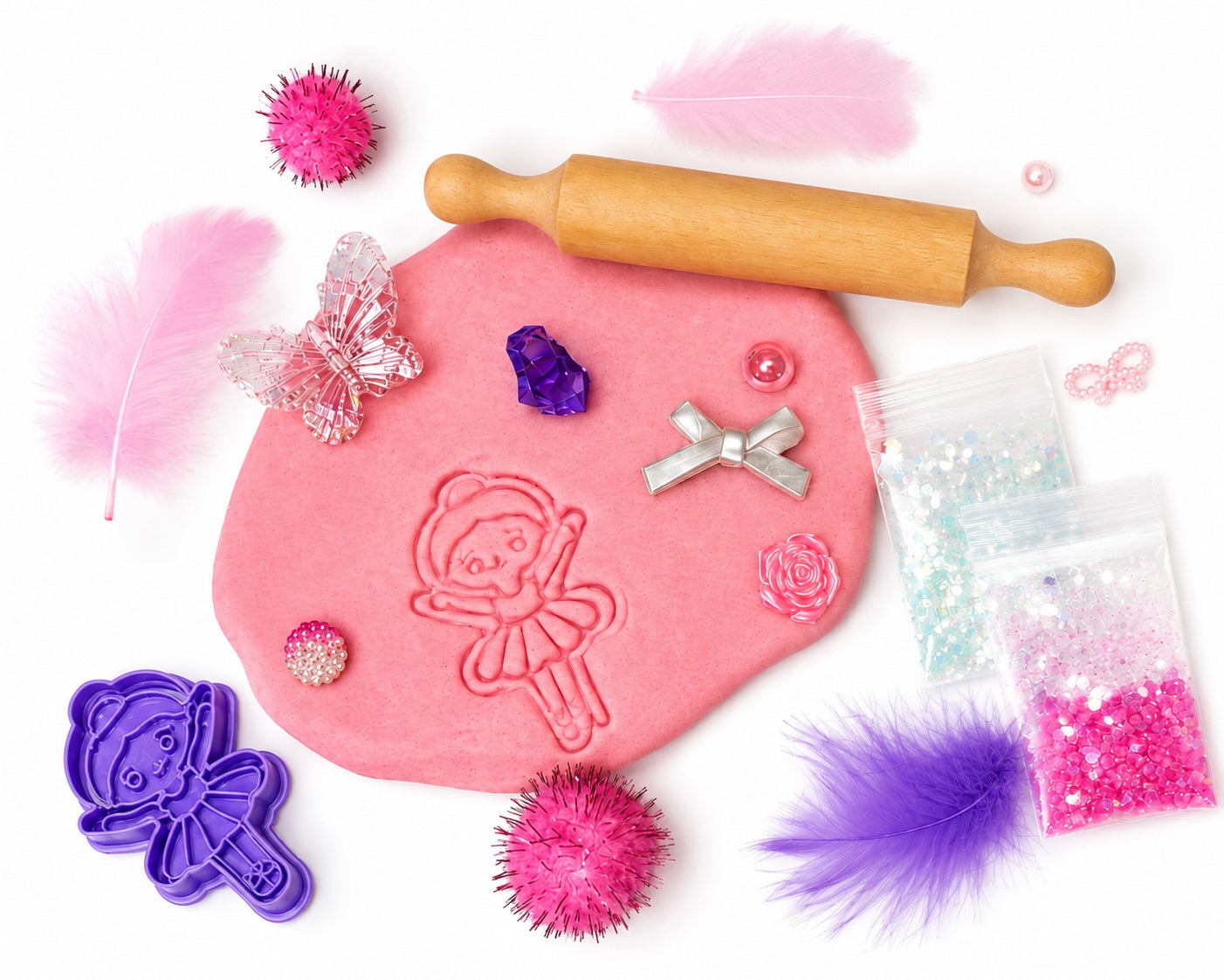 Sugar Plum Ballet Dough Jar