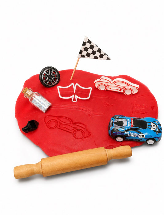 Race Car Dough Jar