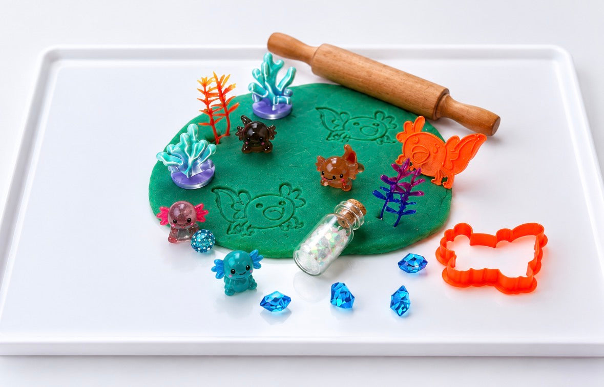 Axolotl Lagoon Dough Jar