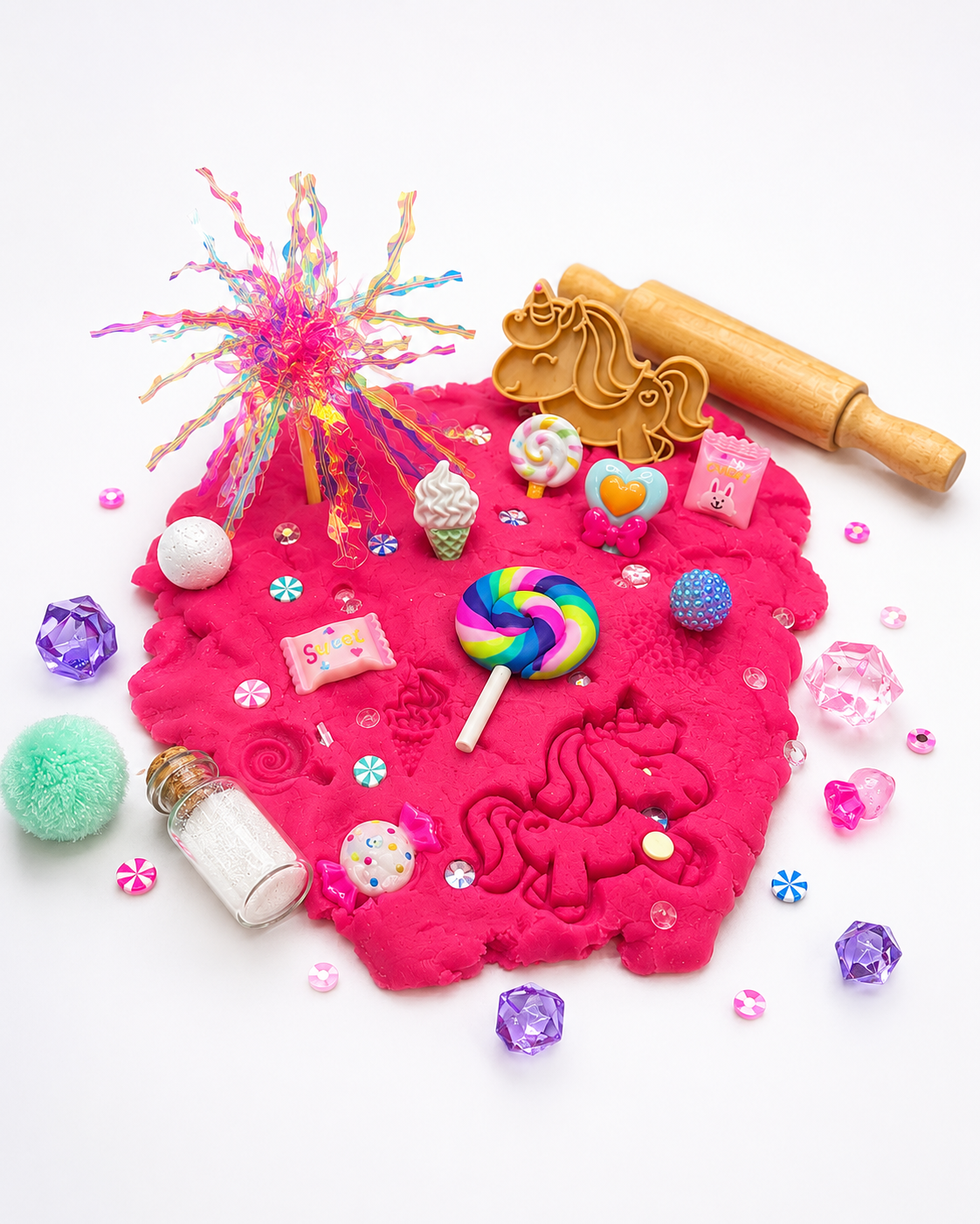 Unicorn Sweets Dough Jar