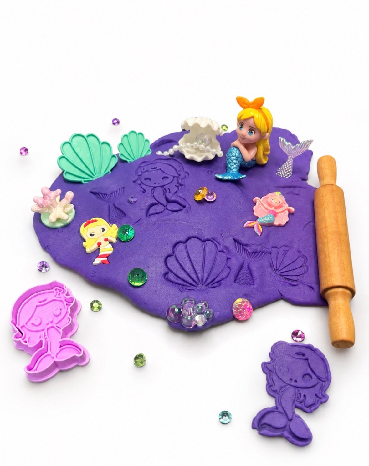 Mermaid Dough Jar