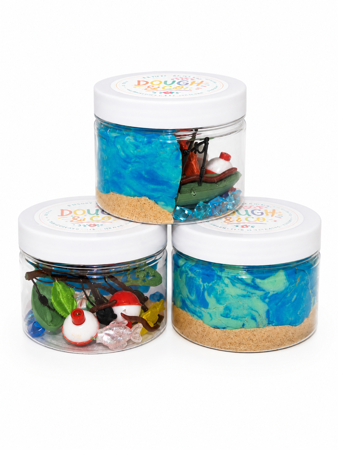 Fishing Dough Jar