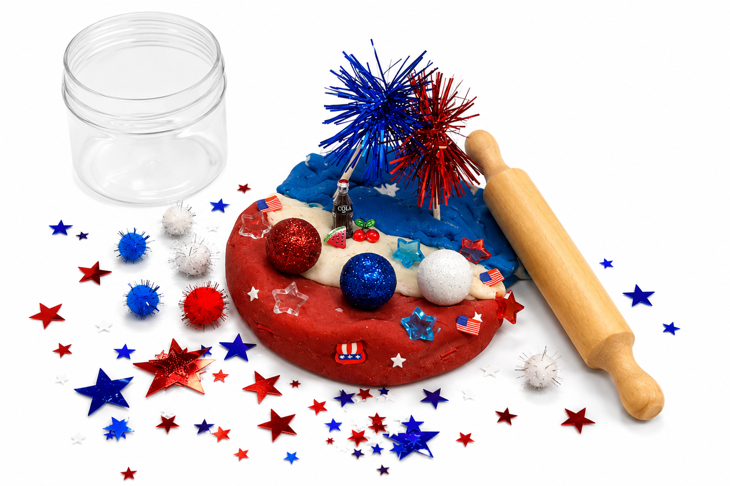 Fourth of July Dough Jar